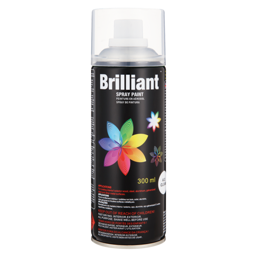 Brilliant Clear Lacqueur Spray Paint 300ml